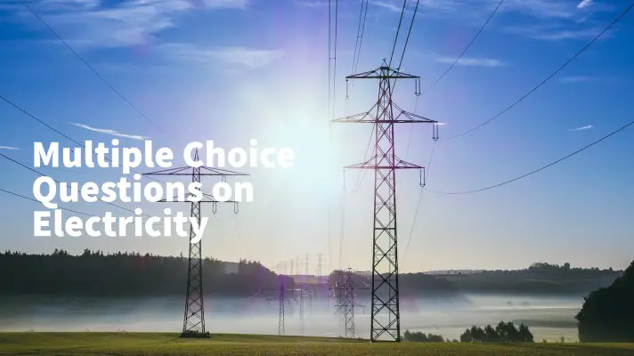 Feature Image of Multiple-Choice Questions on Electricity