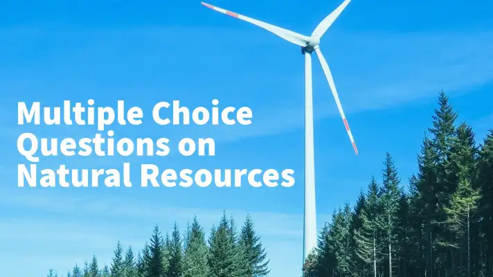 Feature Image of Multiple-Choice Questions on Natural Resources